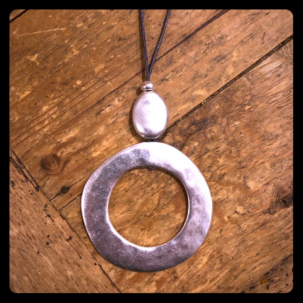 Bella uno silver necklace, made w/ recycled metals